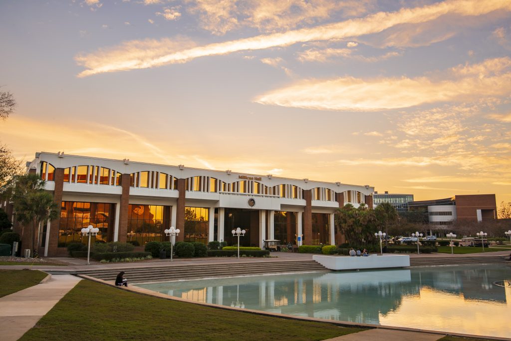 UCF Millican Hall and Reflecting Pond