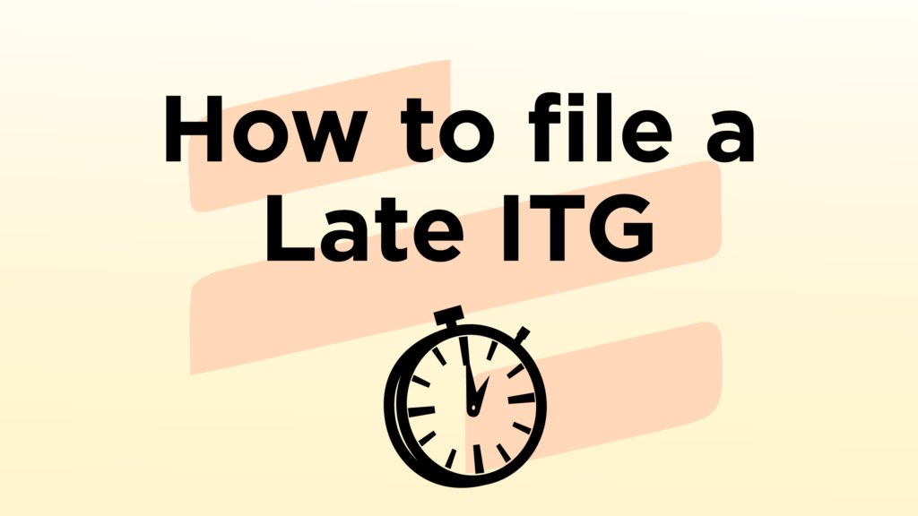 How to file a Late Intent to Graduate